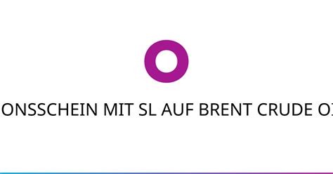 Endlos Zertifikat: Brent Crude Future Contract (DG1HHH)